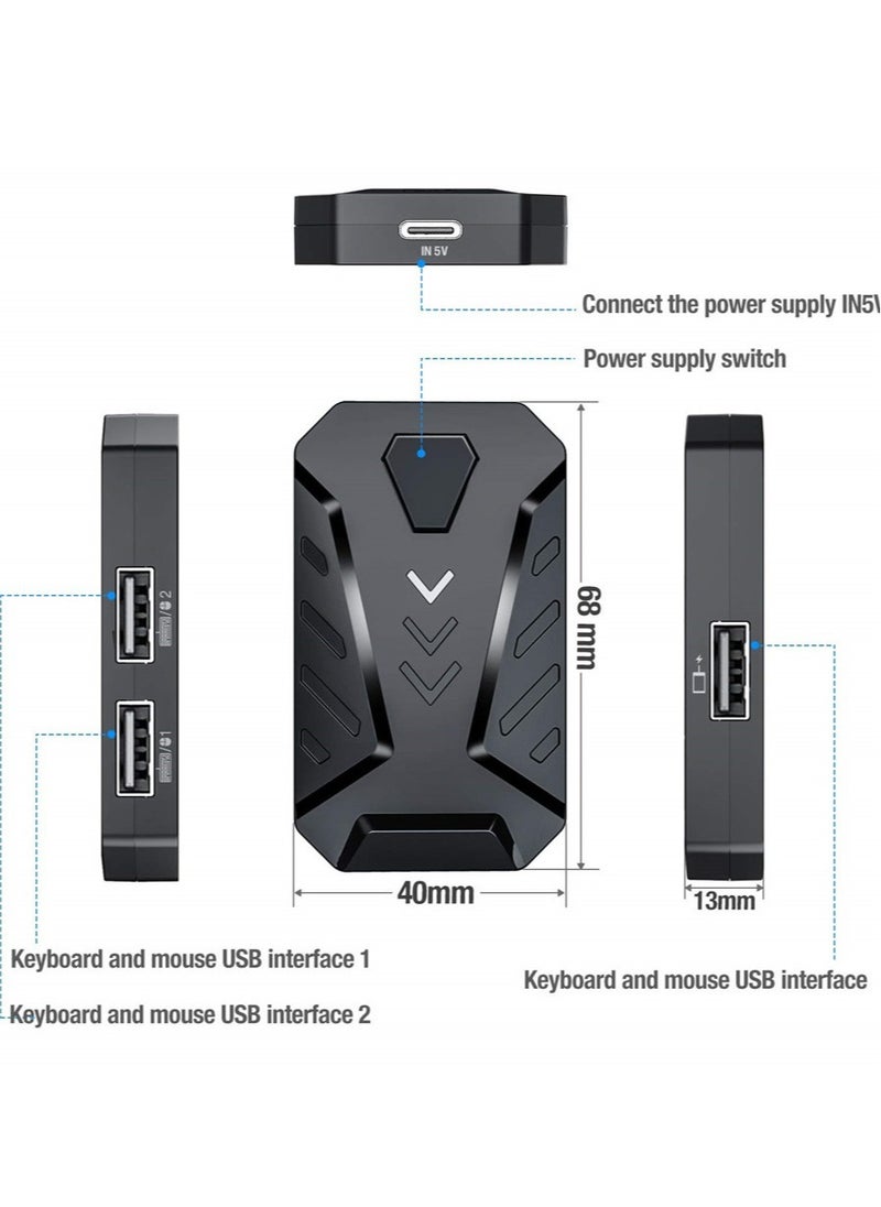 Gamepad Pubg Call Of Duty Professional Gaming Keyboard Mouse Converter.