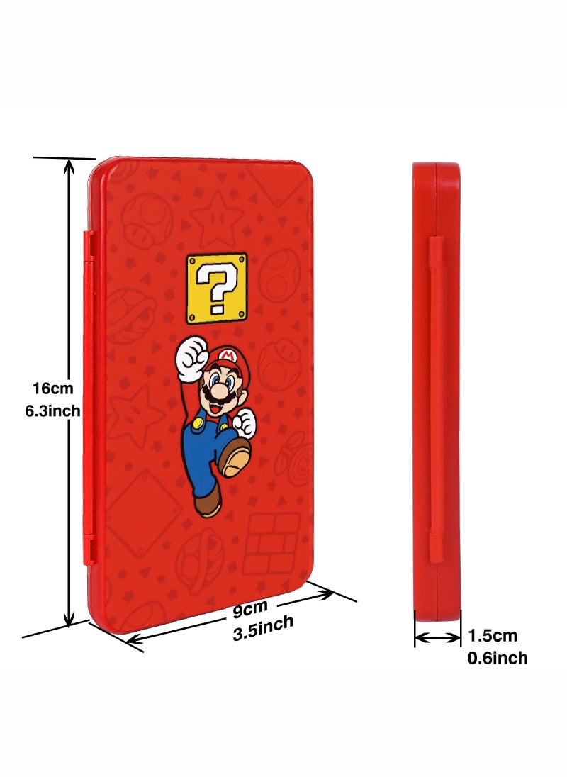 24-inch Game Card Case for Nintendo Switch OLED, Switch Lite, Cute Game Card Case for Game Cards and SD Cards, Storage Case