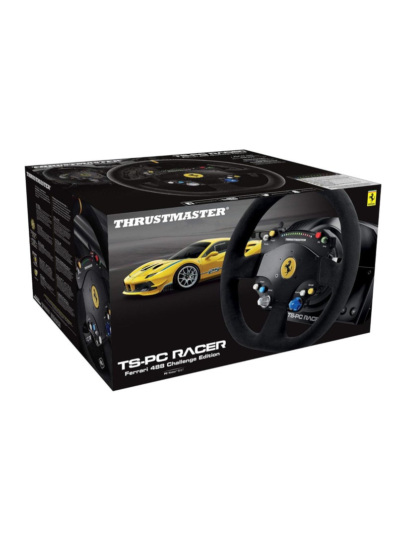 Thrustmaster TS-PC Racer Ferrari 488 Challenge Edition - Force Feedback Racing Wheel for PC - Officially Licensed by Ferrari - UK VERSION