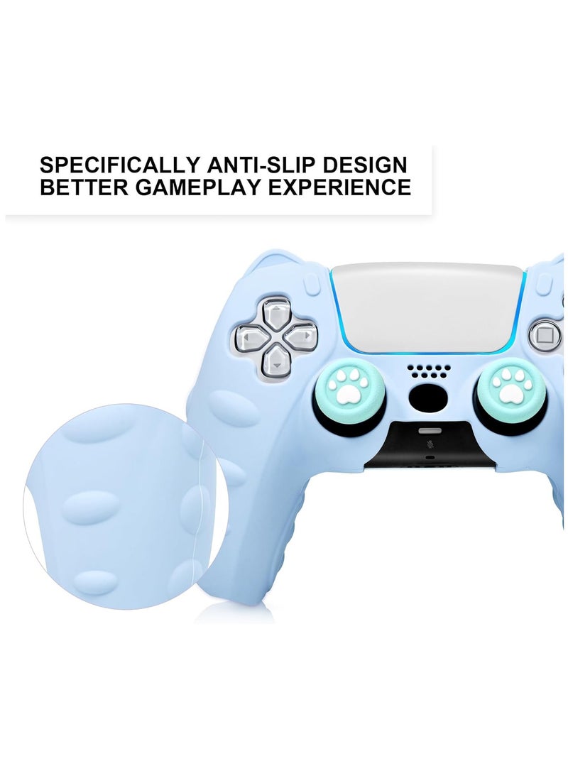 Anti-Slip Silicone Controller Skin for PlayStation 5 - Protective Gel Grip Cover Case for Wireless Controller with Non-Slip Studded Design