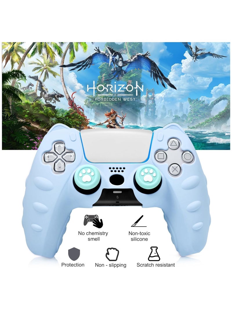 Anti-Slip Silicone Controller Skin for PlayStation 5 - Protective Gel Grip Cover Case for Wireless Controller with Non-Slip Studded Design