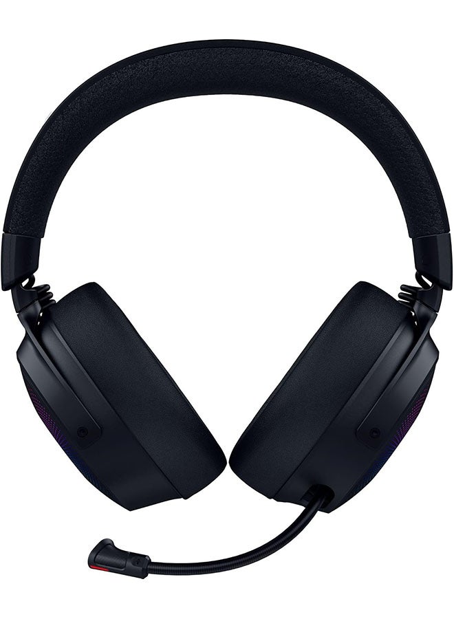 Kraken V4 Pro Wireless Gaming Headphones, OLED Control Hub, 40mm Driver, Razer TriForce Bio-Cellulose Type, Retractable Razer HyperClear Super Wideband Mic, Unidirectional Pick-Up, Black | RZ04-05160100-R3M1
