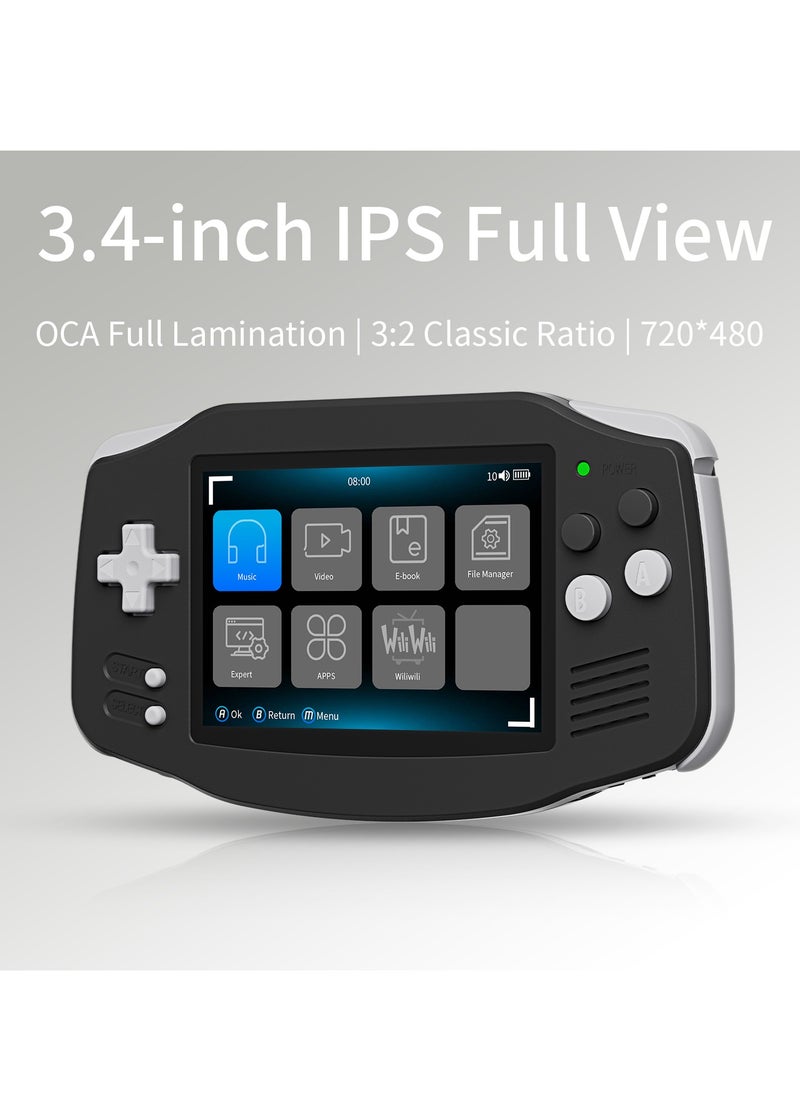 RG 34XX Handheld Game ConsoleH700 quad-core ARM  Android 13 3.4-inch IPS full-view angle 3500mAh 5G WIFI Bluetooth Retro Video Players（32G+128G）