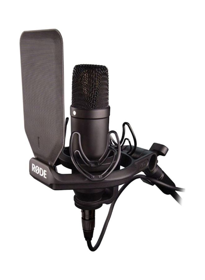 Cardiod Condenser Microphone With Smr Shock Mount NT1KIT Black