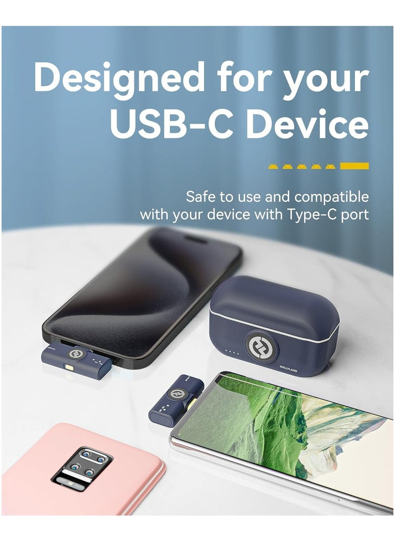 Hollyland Lark M2 Duo Wireless Microphone System for Android USB -C