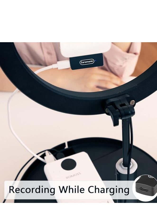 Saramonic Blink100 B4 Wireless Lavalier Microphones for iPhone iPad 2.4GHz Plug & Play Lapel Clip-on Mic With Noise