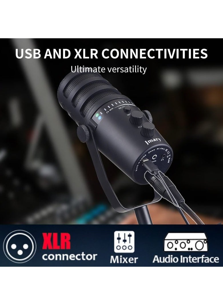 JMARY MC-PW12 USB 360° Rotating Desktop Microphone