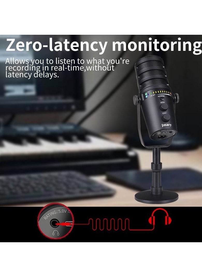 JMARY MC-PW12 USB 360° Rotating Desktop Microphone