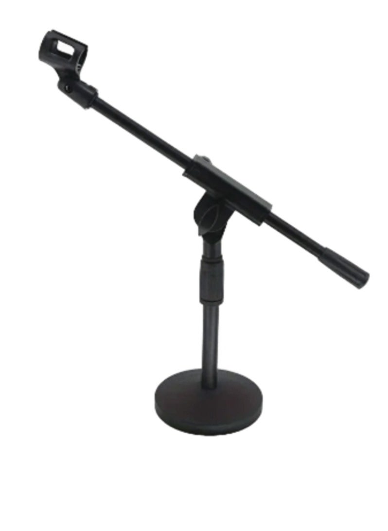 Iron Base Universal Microphone Suspension Boom Scissor Arm Stand (JT-16) with Mic Clip for Meetings, Lectures, Podcasts, Live Streaming & Recordings