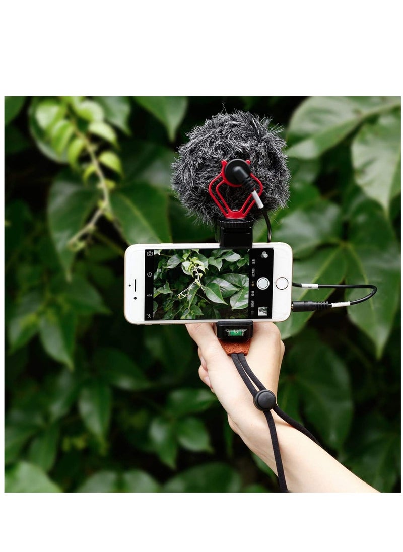 BOYA On Camera Shotgun Video Microphone by-MM1 YouTube Vlogging Facebook Livestream Recording Mic for iPhone Huawei Android Smartphone Canon Nikon Sony DSLR Cameras