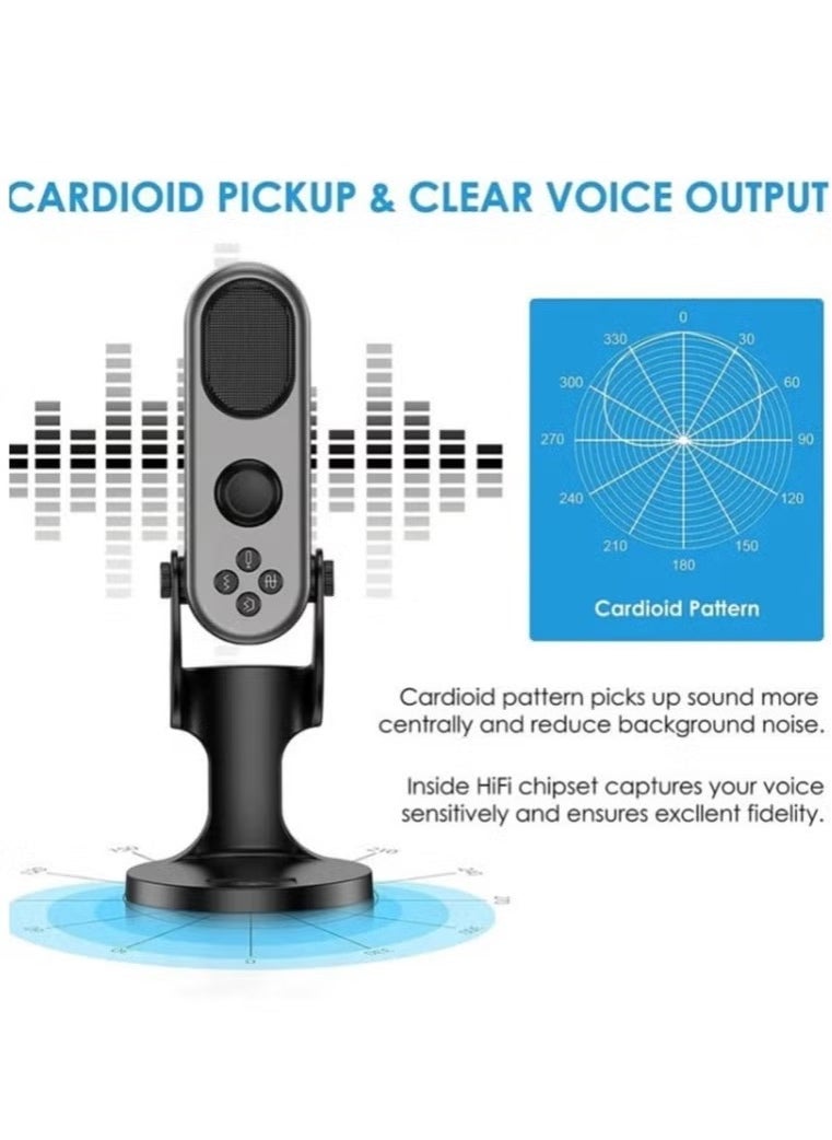 JMARY MC-PW7 USB DESKTOP CARDIOID NOISE REDUCTION MICROPHONE