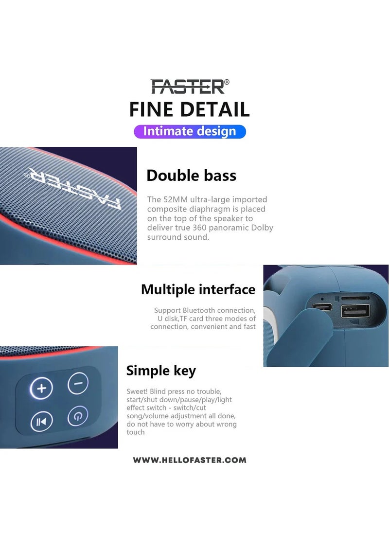 FASTER FS-956 Echo Go Series Mini Wireless Speaker