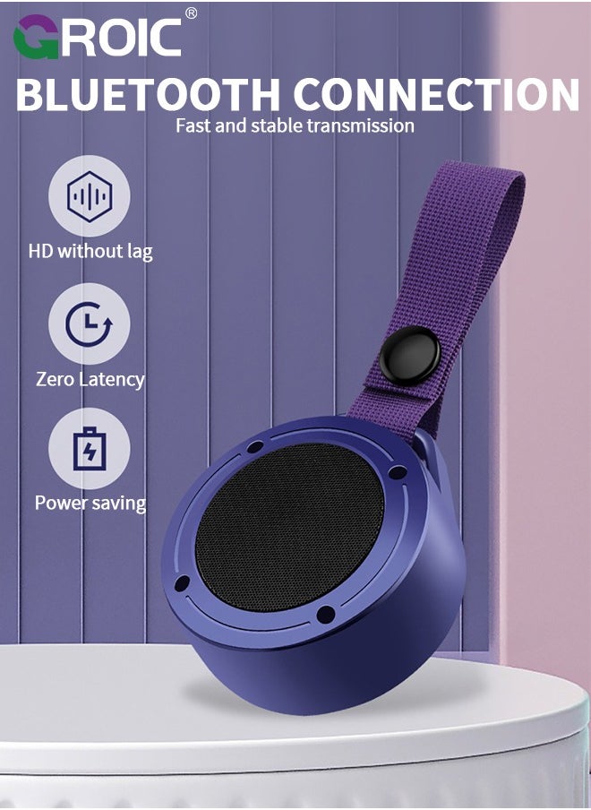 Colorful Wireless Speaker, Colorful Lights Subwoofer Small Wireless Speaker, Portable Speaker For Enhanced Bass, Hands-Free Call Feature, Voice Prompt