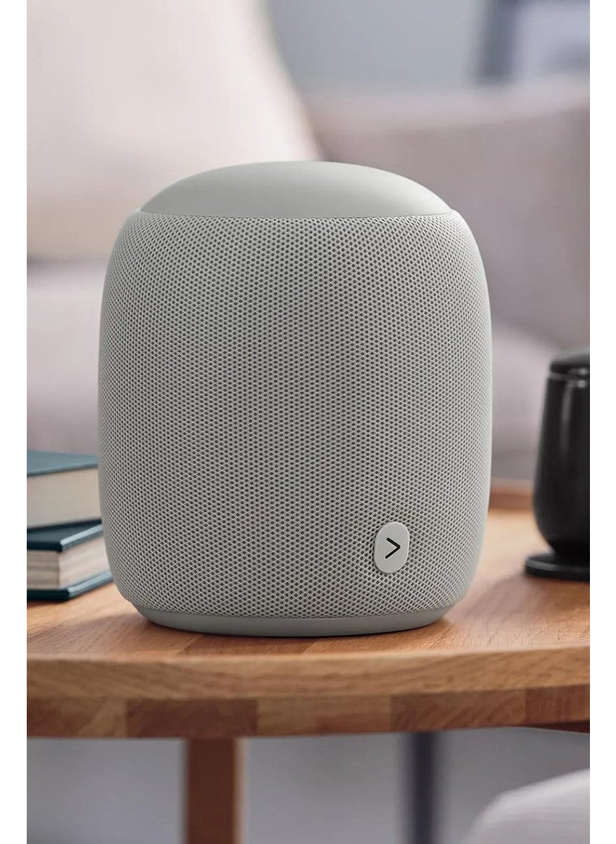 Large Fabric Bluetooth Speaker, Ash Grey