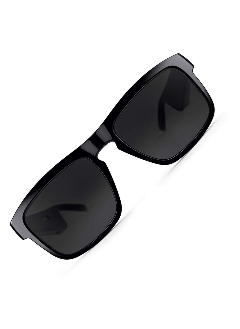 Bluetooth Sunglasses, Smart Glasses, Polarized Bluetooth Sunglasses, Built-in Mic & Speakers, Voice Assistant, UV Protection Audio Sun Glass, Stereo Sound Audio Sunglasses for Sports Cycling Running