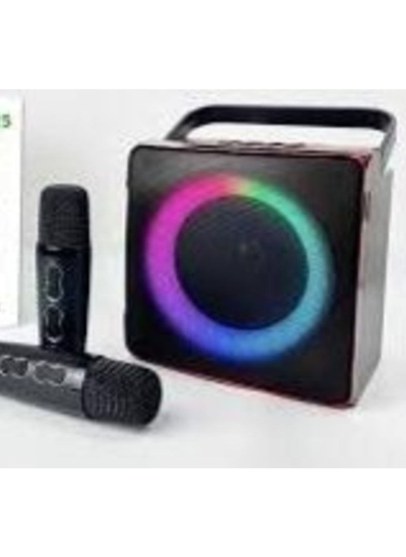 S25 Model Outdoor Portable Bluetooth Speaker with Dual Wireless Microphones
