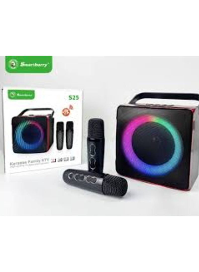 S25 Model Outdoor Portable Bluetooth Speaker with Dual Wireless Microphones