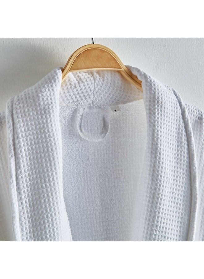 Luxe Waffle Terry Cotton Bathrobe - Xl