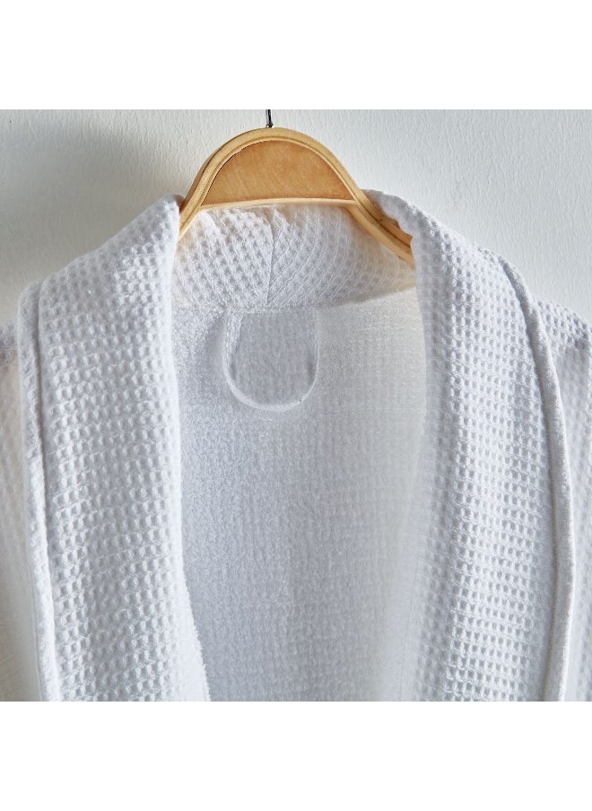 Luxe Waffle Terry Cotton Bathrobe - Xxl