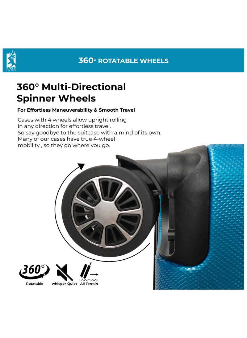 SUPERIOR ABS HARD TROLLEY 28 inch BLUE