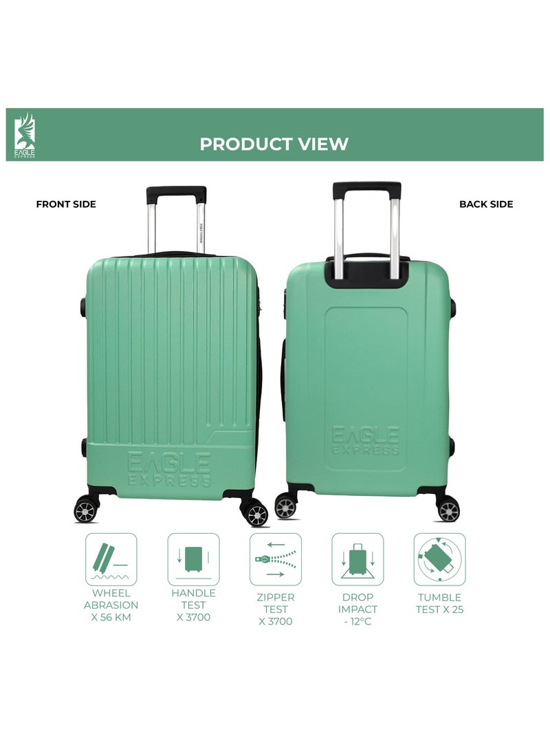 FUSION ABS HARD TROLLEY 20 inch LIGHT GREEN