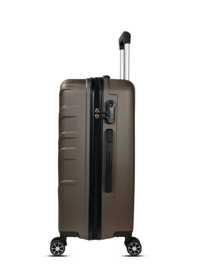 ROBUST ABS HARD TROLLEY 20 inch BROWN