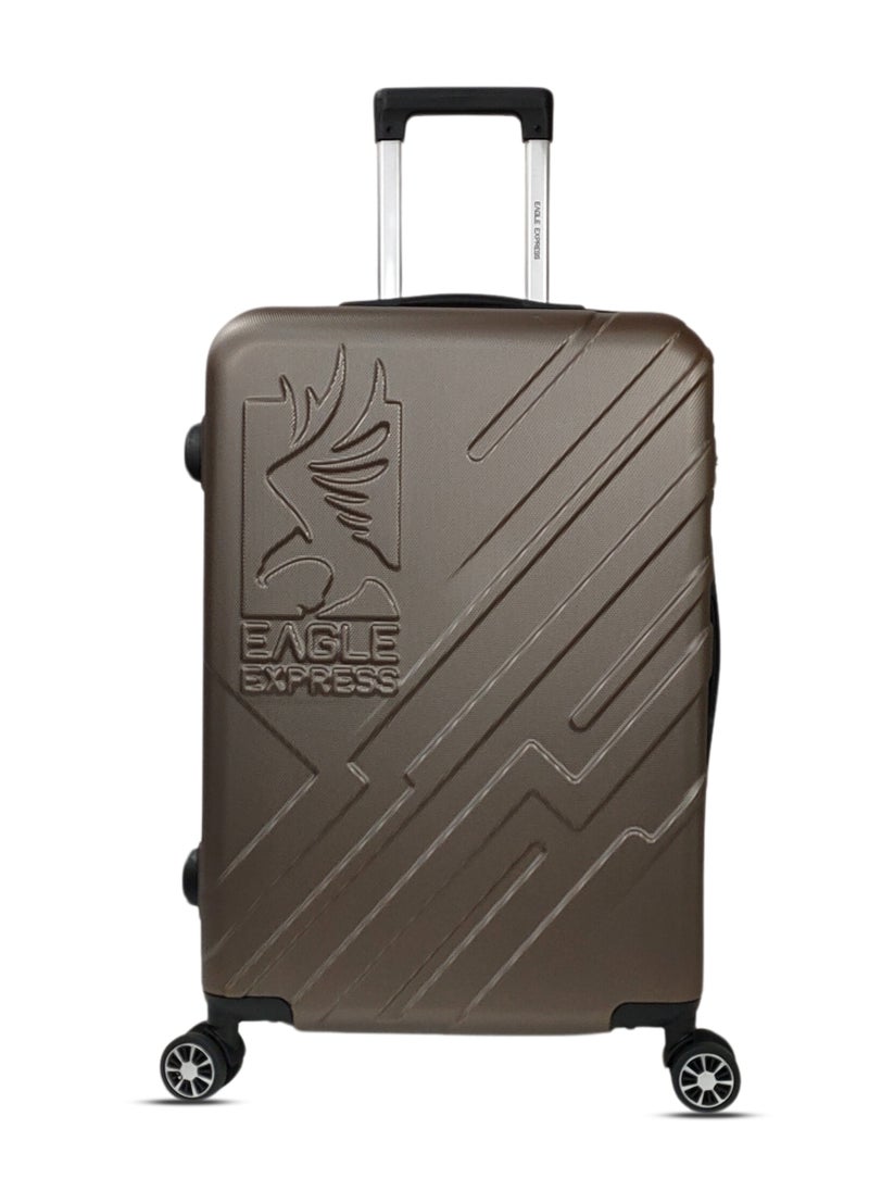 ROBUST ABS HARD TROLLEY 20 inch BROWN