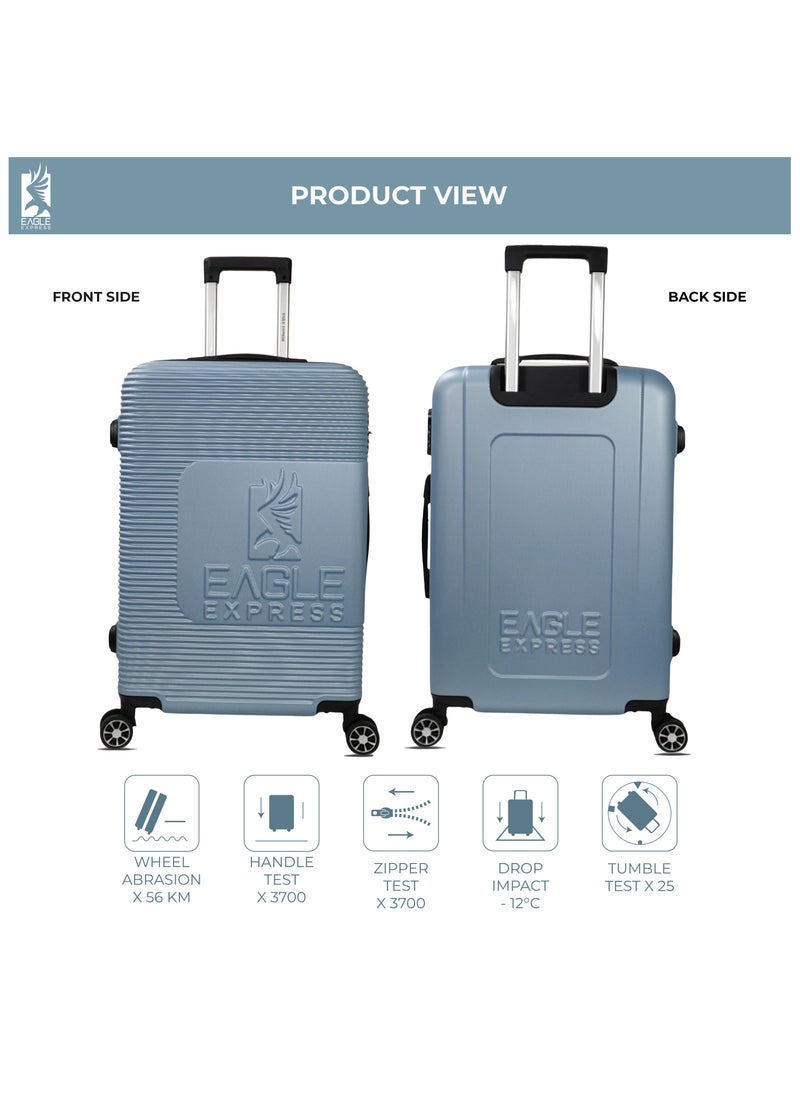 HORIZONE ABS HARD TROLLEY 24 inch ICE BLUE