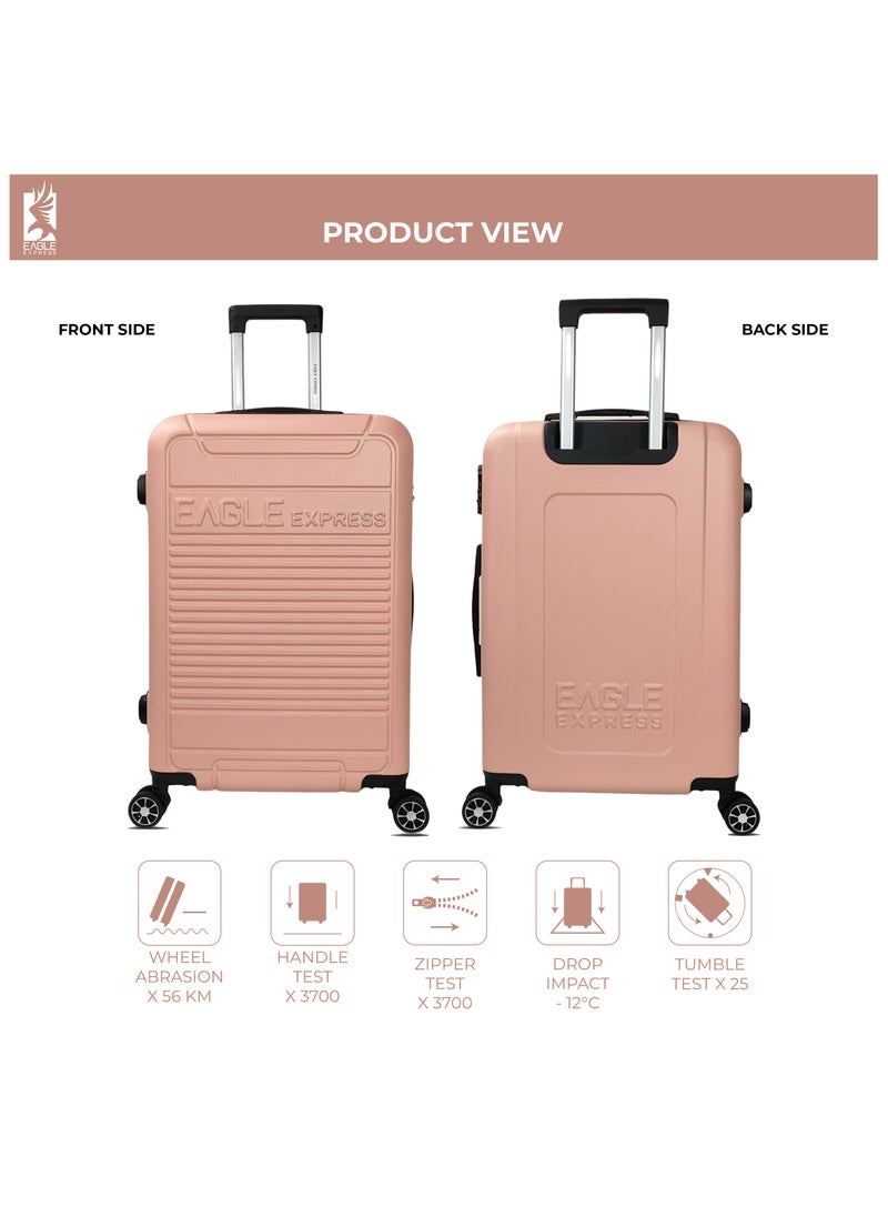 DEFENDER ABS HARD TROLLEY 28 inch BABY PINK