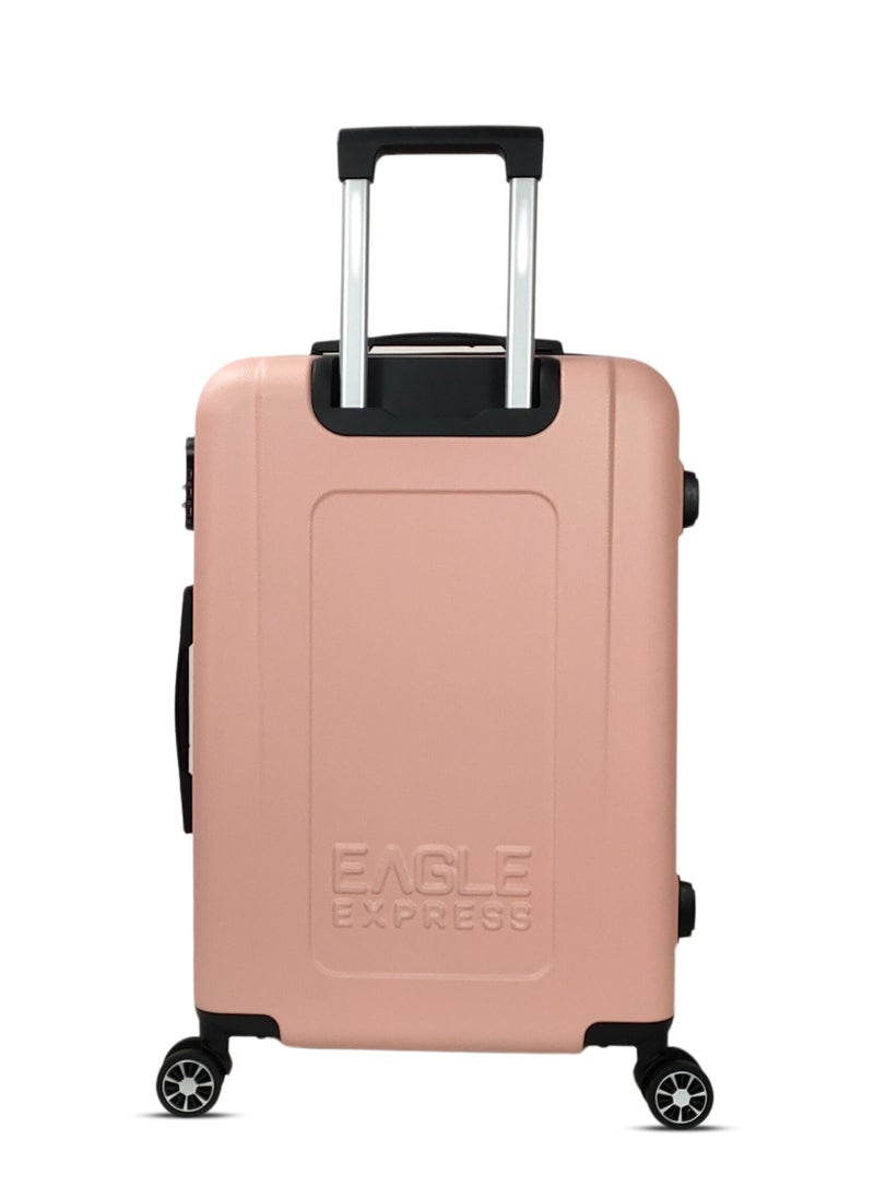 DEFENDER ABS HARD TROLLEY 28 inch BABY PINK