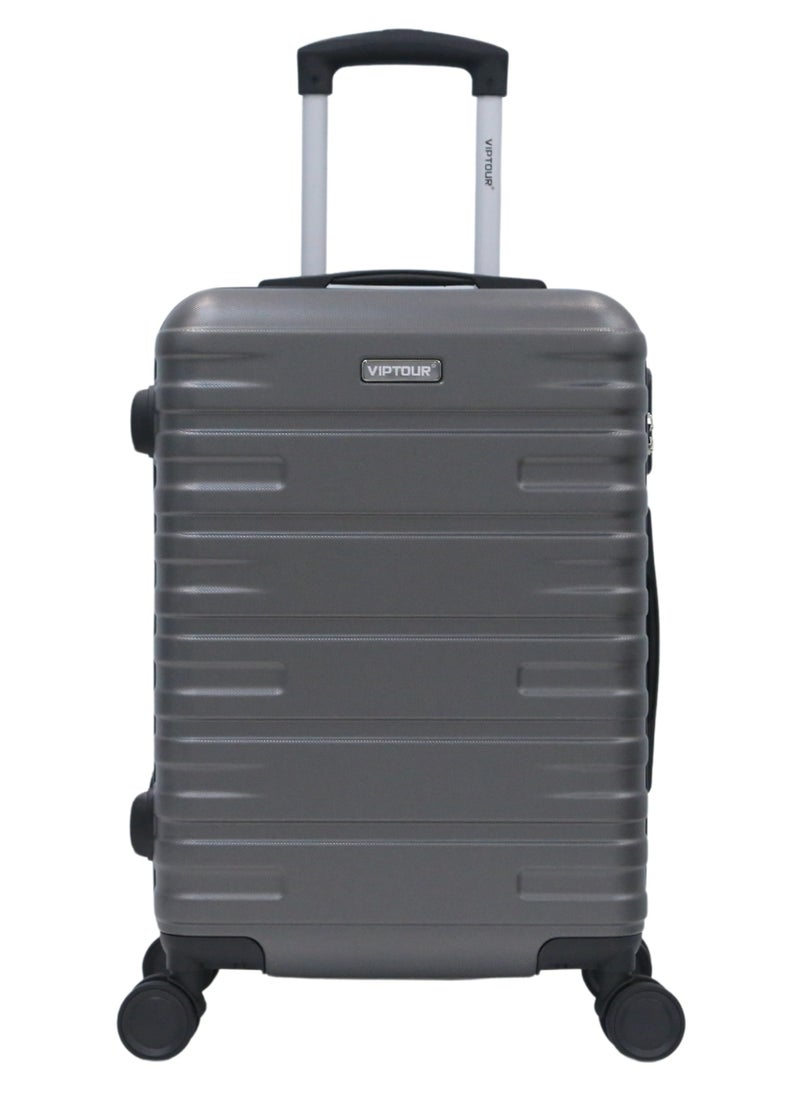 Single Hardside Spinner ABS Trolley Luggage With Number Lock 20 Inches