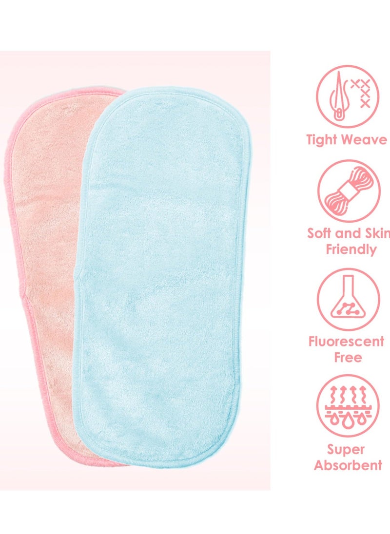 Makeup Remover Cloths Microfiber Reusable Fast Drying Washcloth, Makeup Remove Face Towels for Women (5 Pcs)