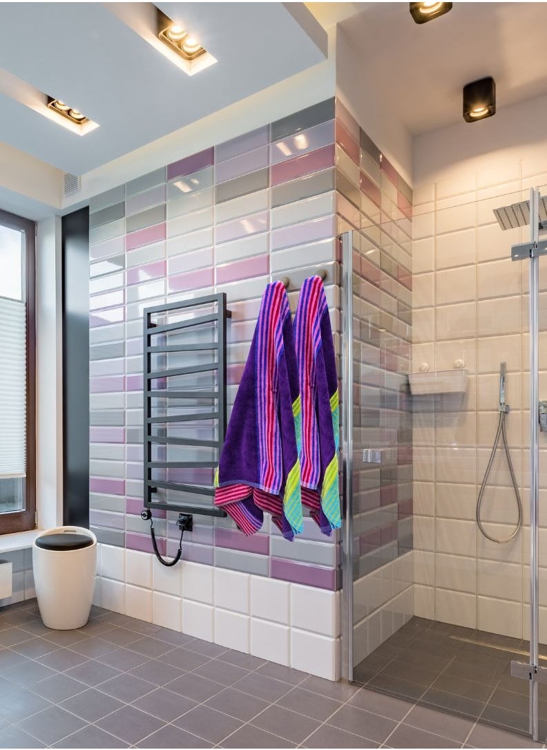 Kassino Premium Striped Large Beach Towels (80 x 150 cm) - 100% Cotton, Soft & Quick-Dry, Double Stitched for Durability, Perfect towels for Beach, Pool, and Travel (2PCS) (2, Mixed Stripes 1)