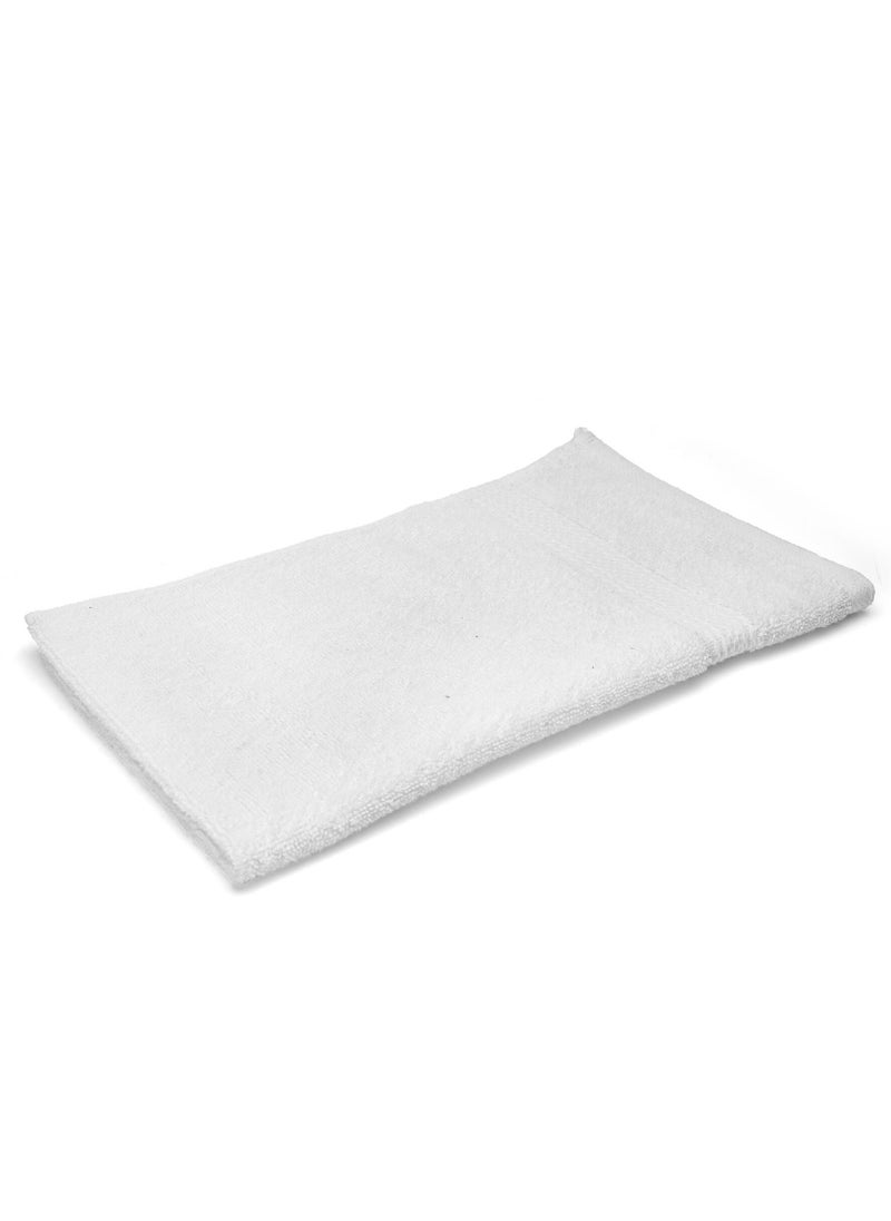 Hometex Design 500 GSM 100% Cotton Soft and Plush White Hand Towel Pack of 12 Pieces 40x70 cm Perfect for Home and Gifting