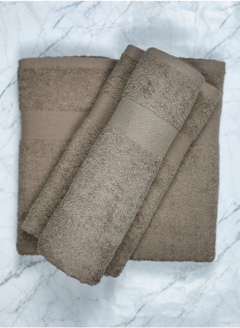 Pack of 4 Bath Towels 100% Cotton Ultra Soft, Super Absorbent, Antibacterial Treatment And Dry Quick 430 GSM Terry, 70x140 Cm