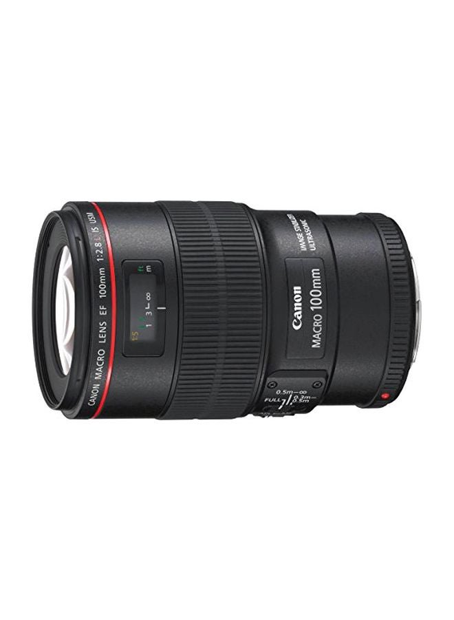 EF 100mm f/2.8L Lens For Canon Black