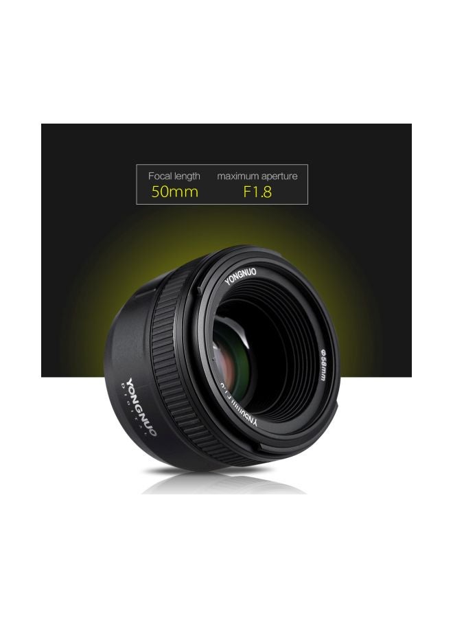 YN 50mm f/1.8 Lens Black