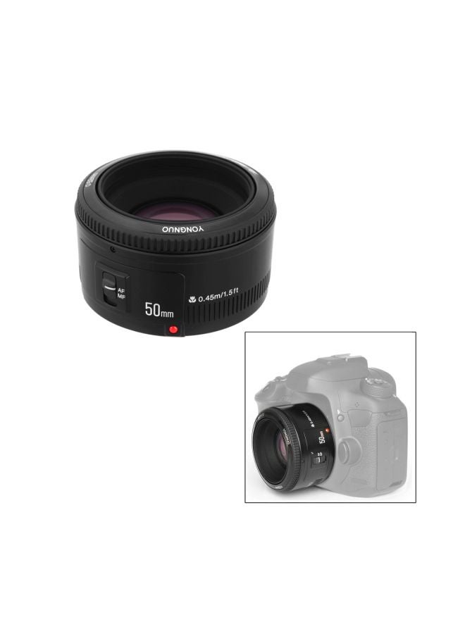 YN EF 50mm f/1.8 AF Standard Prime Lens Black