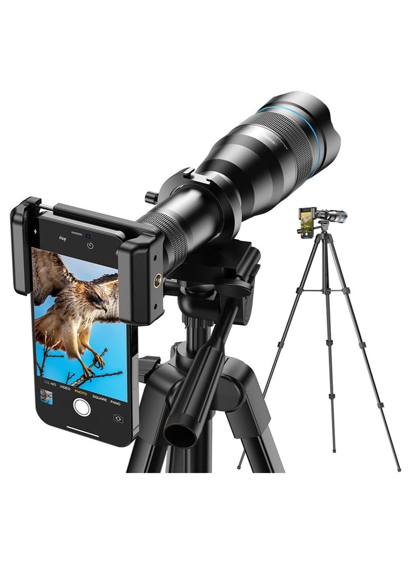 APEXEL High Power 60X Telephoto Lens for iphone,Phone Camera Lens with Shutter