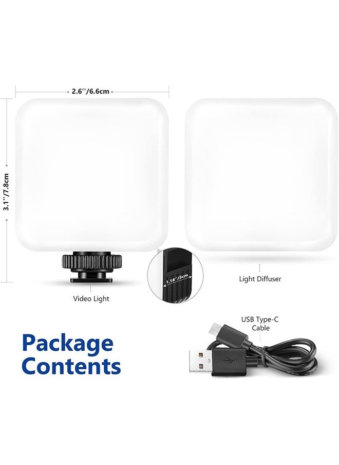 NEEWER LED Video Light,Portable Bi-Color 3200K~5600K Dimming Lights for Cameras, CRI 97+, 8 Scene Modes, 2000mAh Rechargeable Battery for Gaming/YouTube/Vlog/Photography - NL-36AI