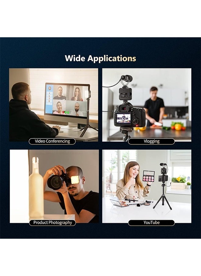 NEEWER LED Video Light,Portable Bi-Color 3200K~5600K Dimming Lights for Cameras, CRI 97+, 8 Scene Modes, 2000mAh Rechargeable Battery for Gaming/YouTube/Vlog/Photography - NL-36AI