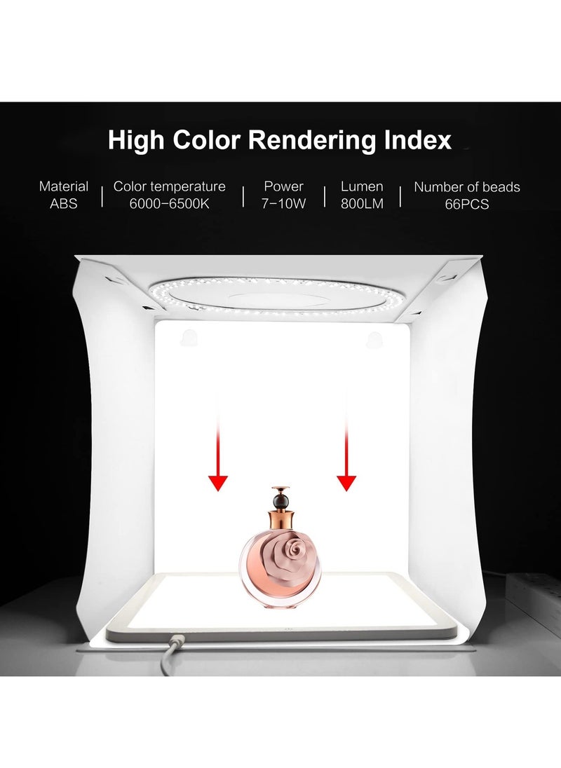 29cm Shadowless Light Panel, Ultra Bright LED Fill Light, USB-C, Touch Bottom, Ideal for Jewelry, Cosmetics, Handicraft Shooting, Drawing, Sketching, Diamond Painting