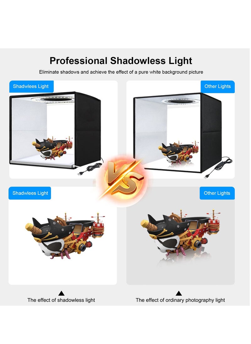 29cm Shadowless Light Panel, Ultra Bright LED Fill Light, USB-C, Touch Bottom, Ideal for Jewelry, Cosmetics, Handicraft Shooting, Drawing, Sketching, Diamond Painting