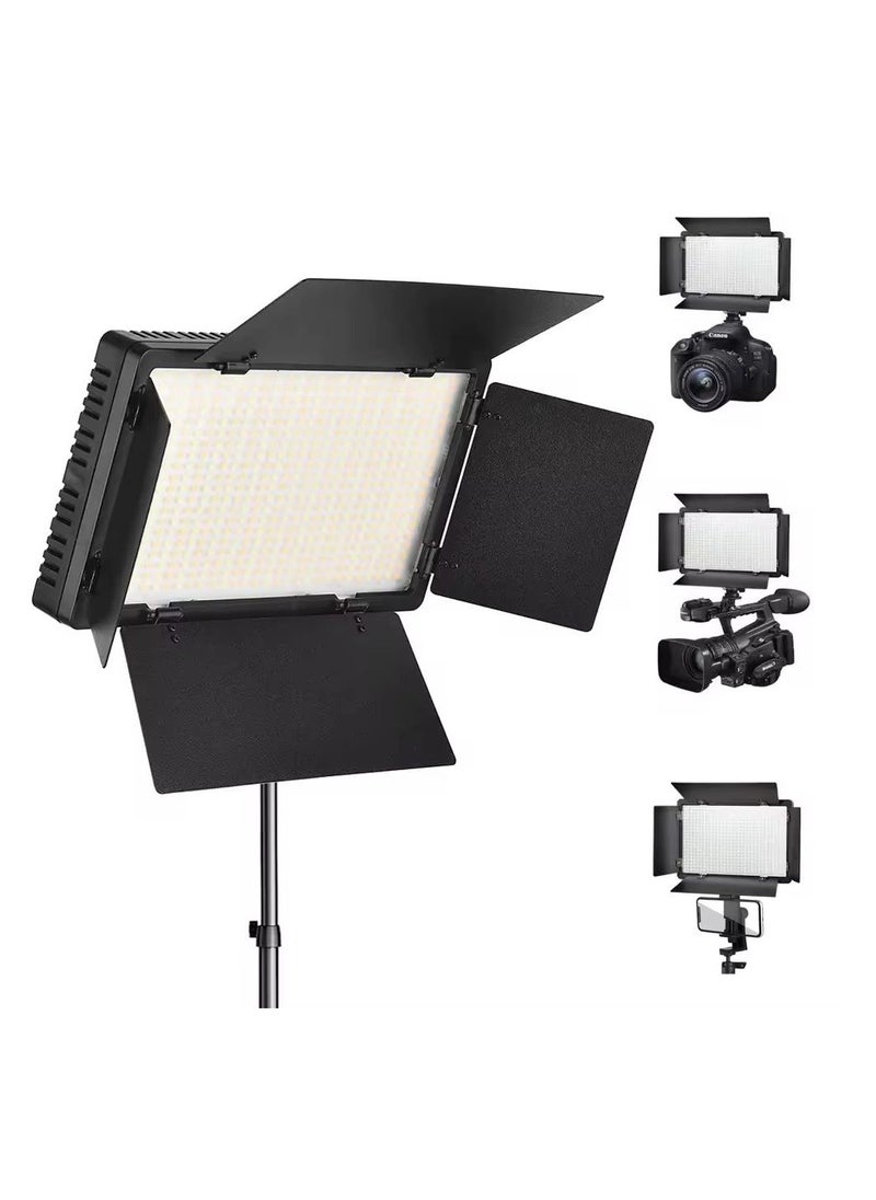 Professional Photo & Video Pro LED 600 Photography Light, Photo Shoot | Video Making Light For YouTube Vlog | TikTok & Insta Reels | Wedding Photography LED Light Kit with Adjustable Brightness & Color