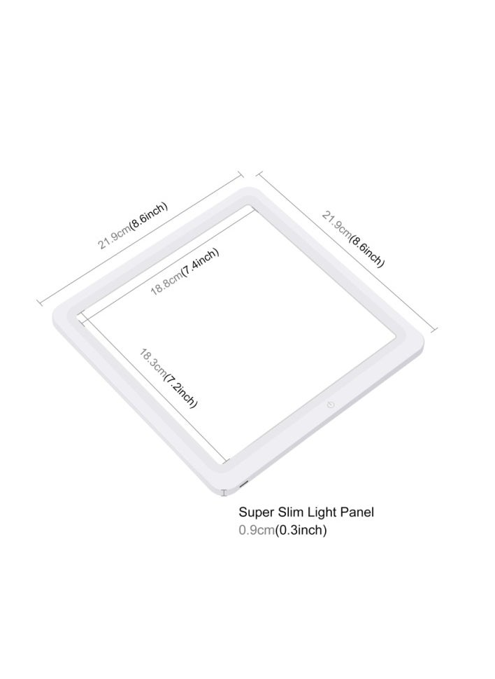 PULUZ 20CM SHADOWLESS BOTTOM LED PANEL PAD PU5136