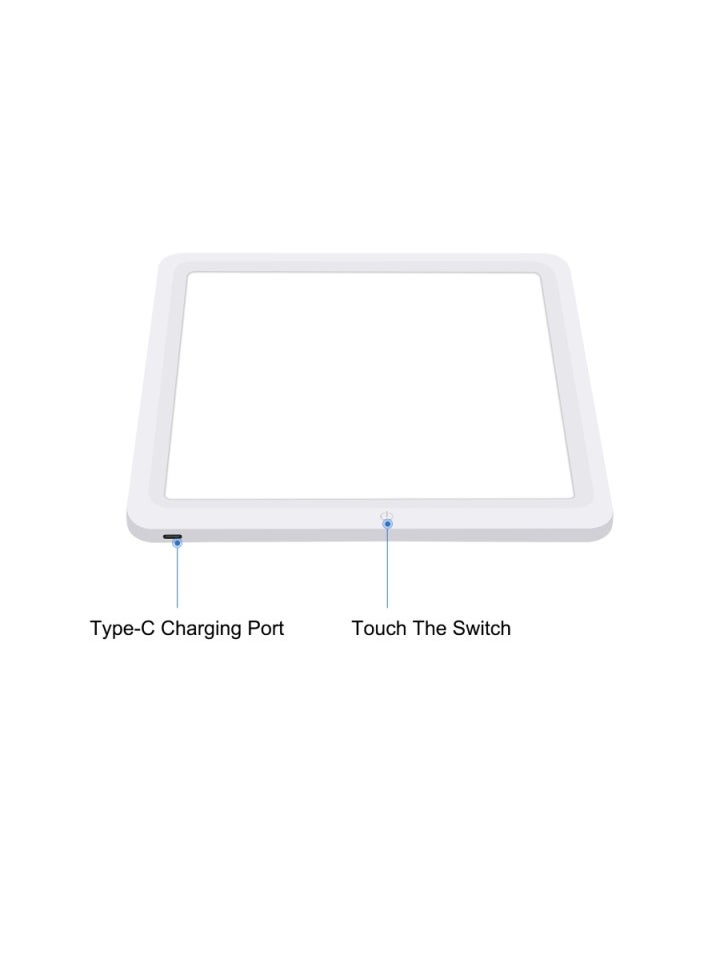PULUZ 20CM SHADOWLESS BOTTOM LED PANEL PAD PU5136