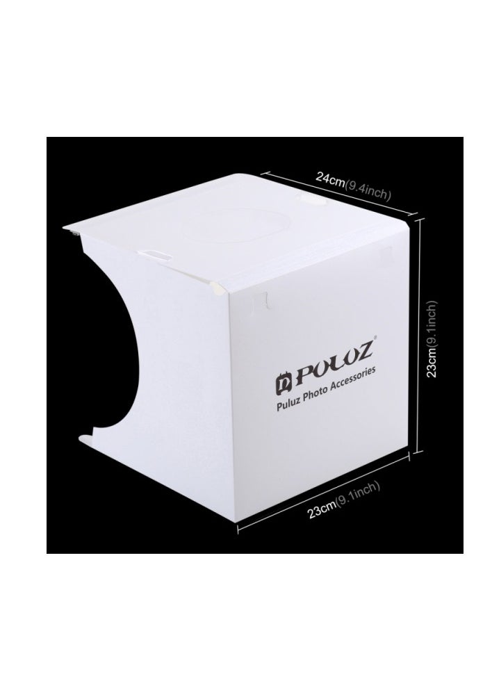 PULUZ Mini LED Photography Shadowless Light Lamp Panel Pad + Studio Shooting Tent Box, Acrylic Material, 20cm x 20cm Effective Area