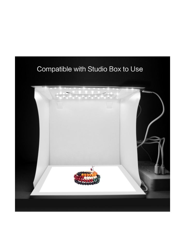 PULUZ Mini LED Photography Shadowless Light Lamp Panel Pad + Studio Shooting Tent Box, Acrylic Material, 20cm x 20cm Effective Area
