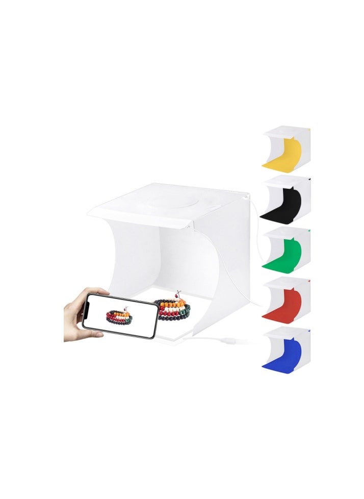 PULUZ Mini LED Photography Shadowless Light Lamp Panel Pad + Studio Shooting Tent Box, Acrylic Material, 20cm x 20cm Effective Area