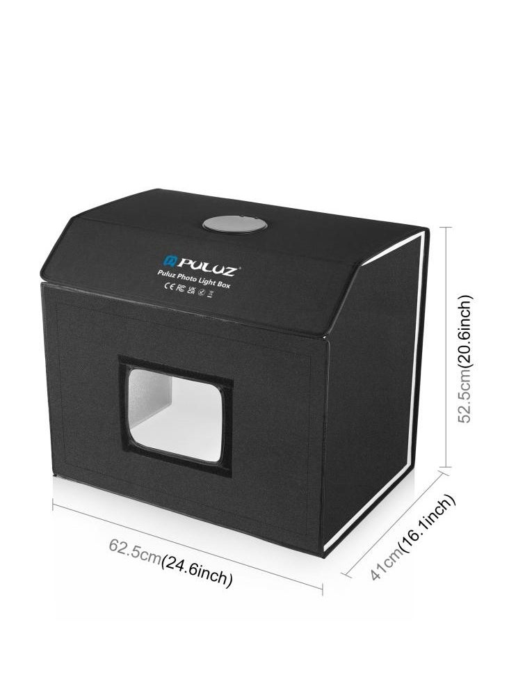 PULUZ Photo Studio Light Box Portable 60 x 40cm Cuboid Photography Studio Tent Kit with 4 Color Backdrops (UK Plug)